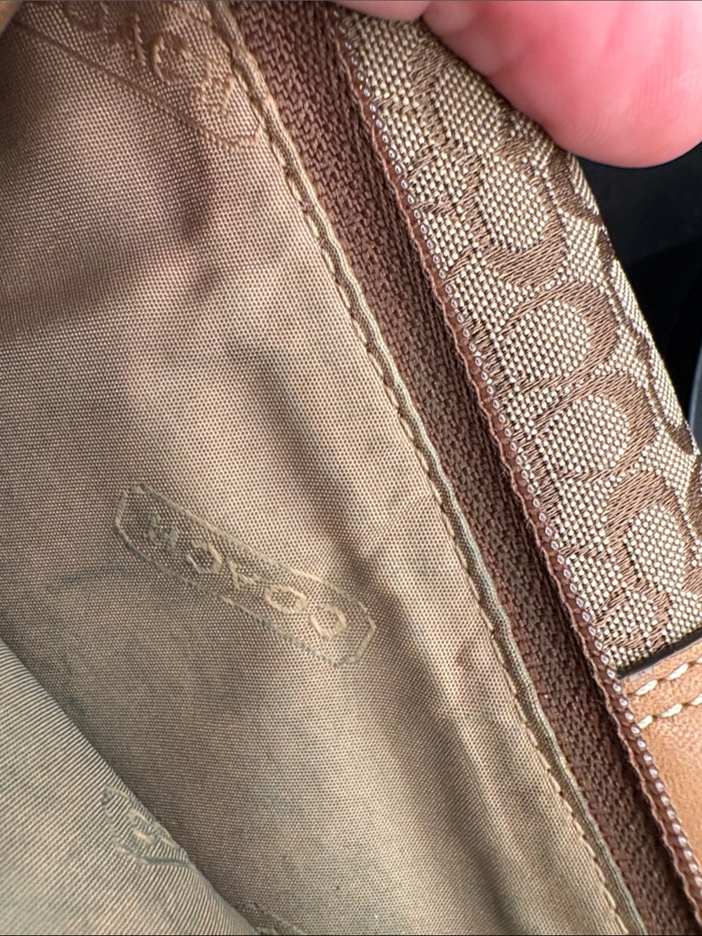 Y2K Coach Soho Signature Jacquard Canvas Buckle Wallet and Checkbook insert VGUC - Picture 9 of 17